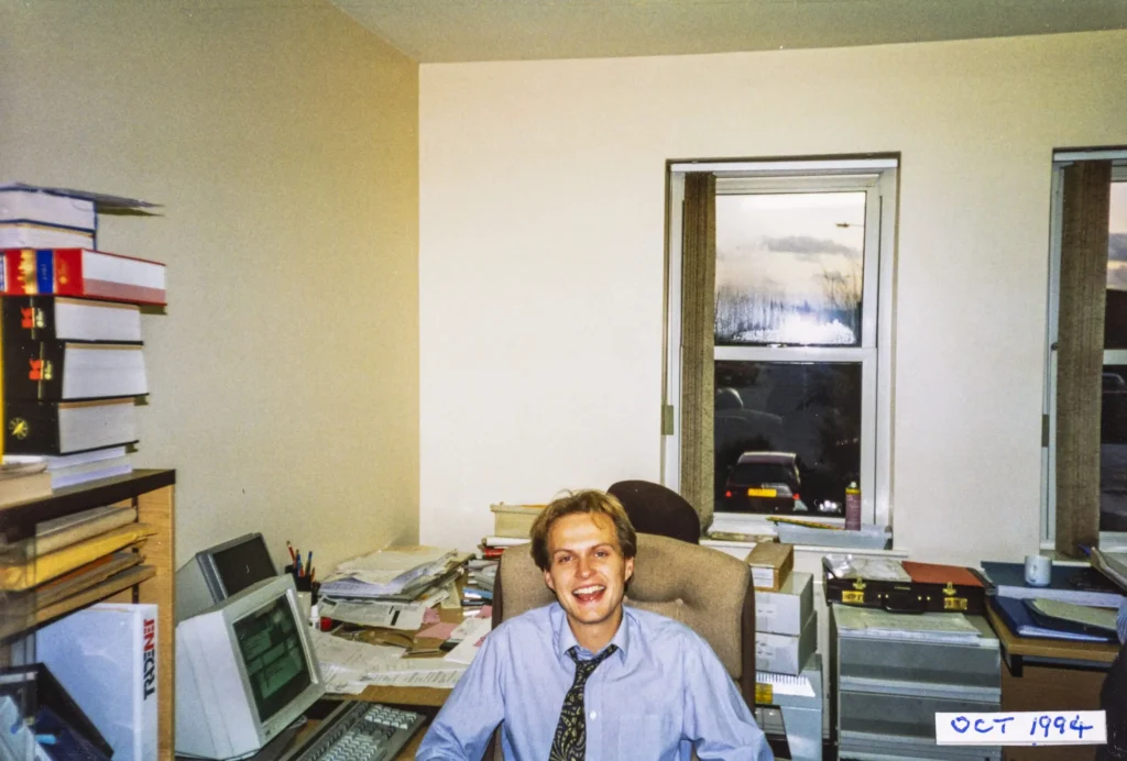 A photograph of Paul Negus in Oct 1994
