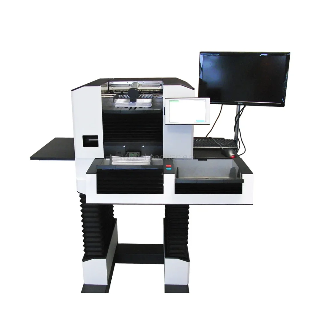 A photograph of an InoTec 8x1 scanner from the front